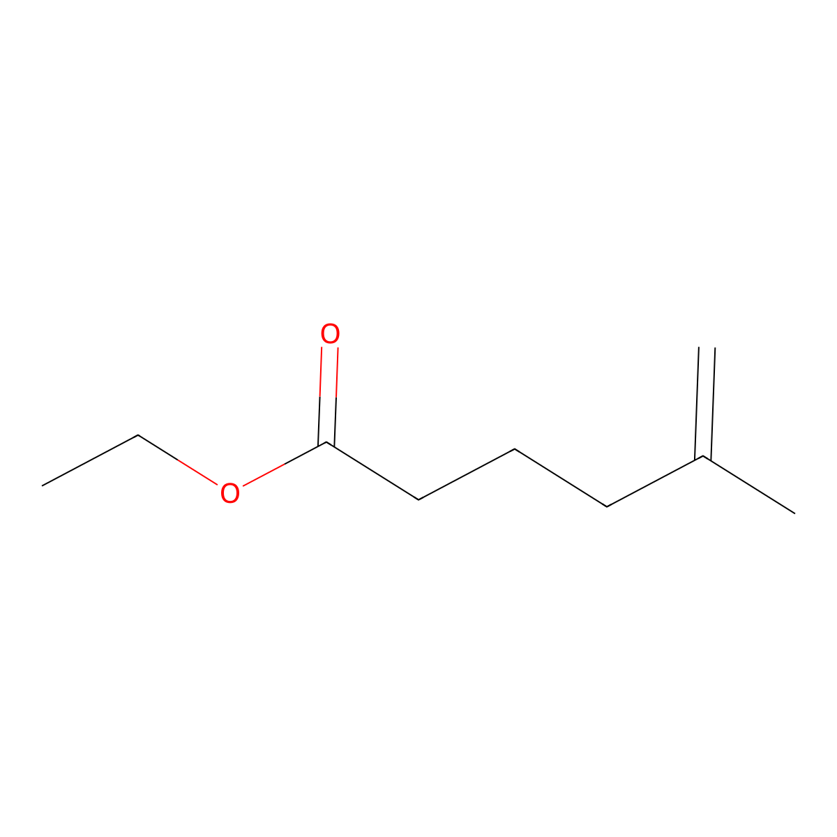 Ethyl 5-methylhex-5-enoate molecular structure, CAS 39495-82-4