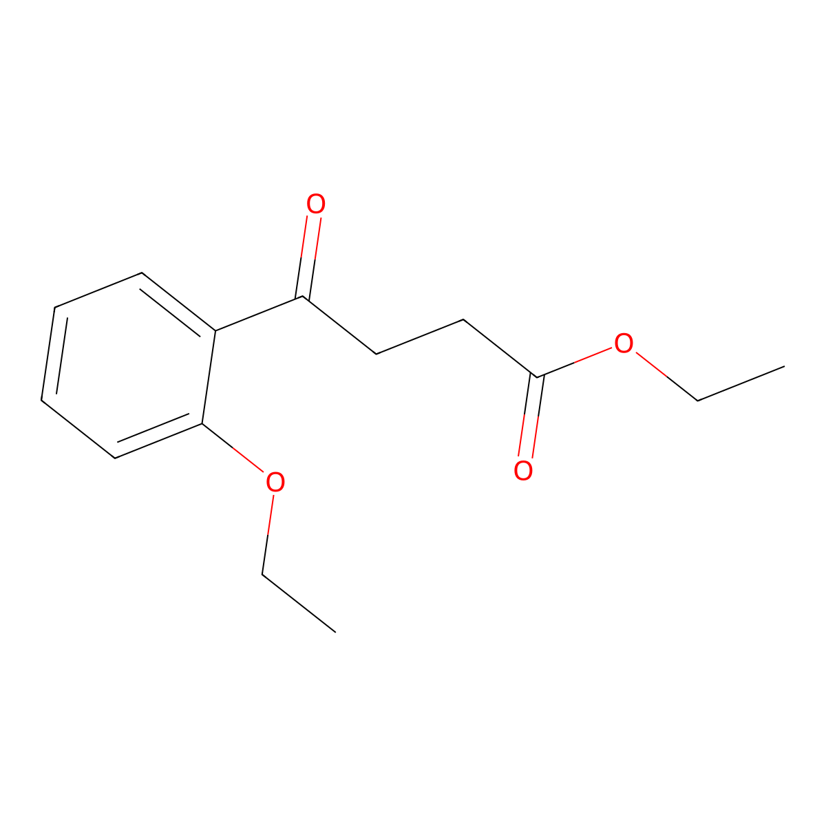 Ethyl 4-(2-ethoxyphenyl)-4-oxobutyrate molecular structure, CAS 39496-85-0