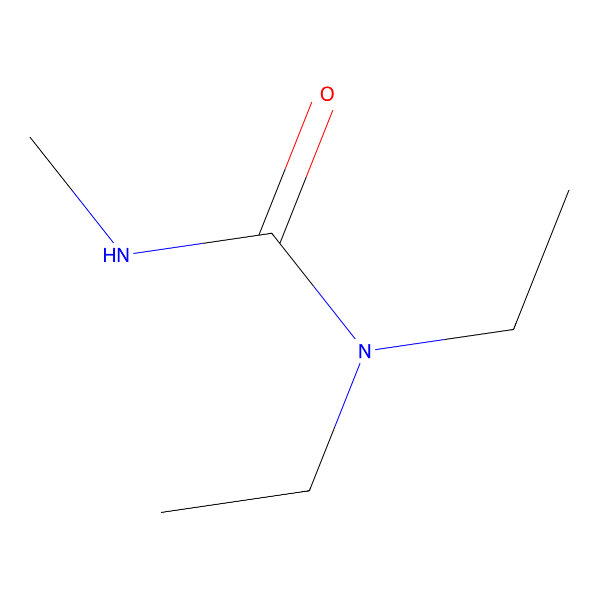 N,N-Diethyl-N'-methylurea molecular structure, CAS 39499-81-5