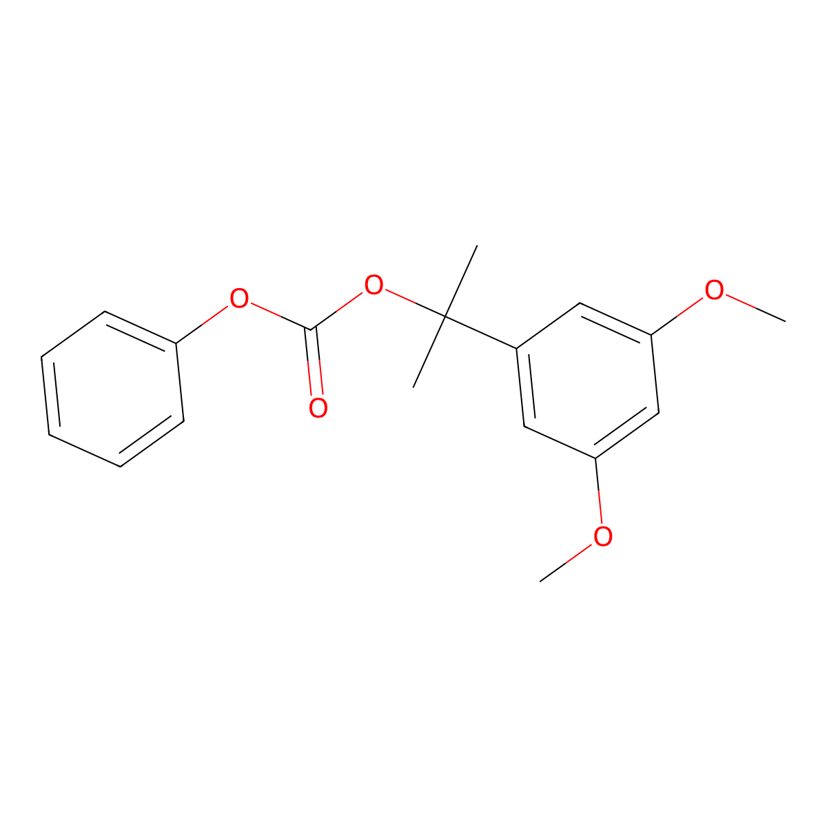 2-(3,5-dimethoxyphenyl)propan-2-yl Phenyl Carbonate molecular structure, CAS 39507-97-6