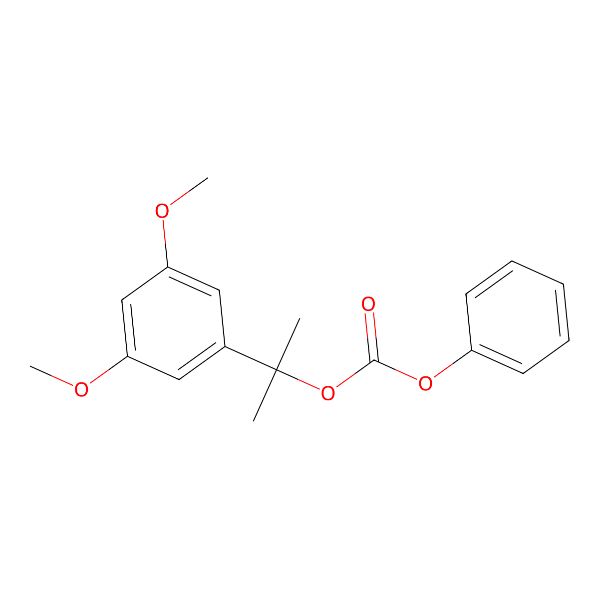 2-(3,5-dimethoxyphenyl)propan-2-yl Phenyl Carbonate molecular structure, CAS 39507-97-6
