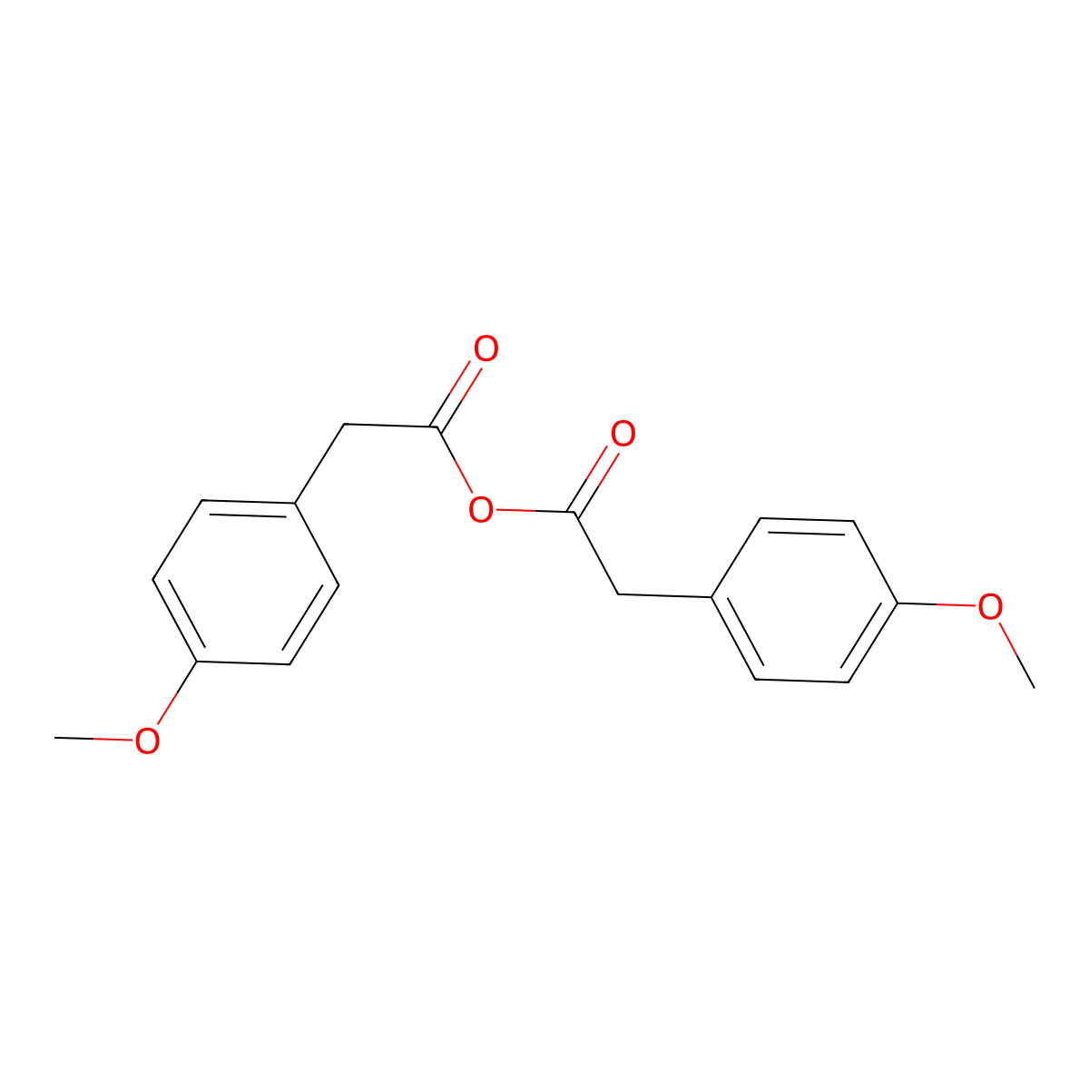 4-Methoxyphenylacetic Anhydride molecular structure, CAS 3951-10-8