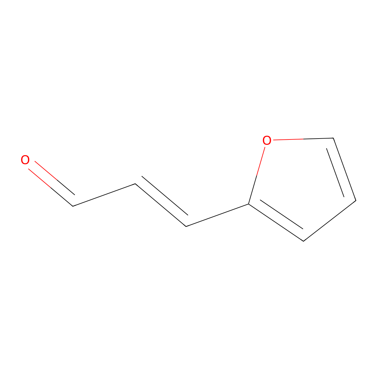 2-Furanacrolein molecular structure, CAS 39511-08-5