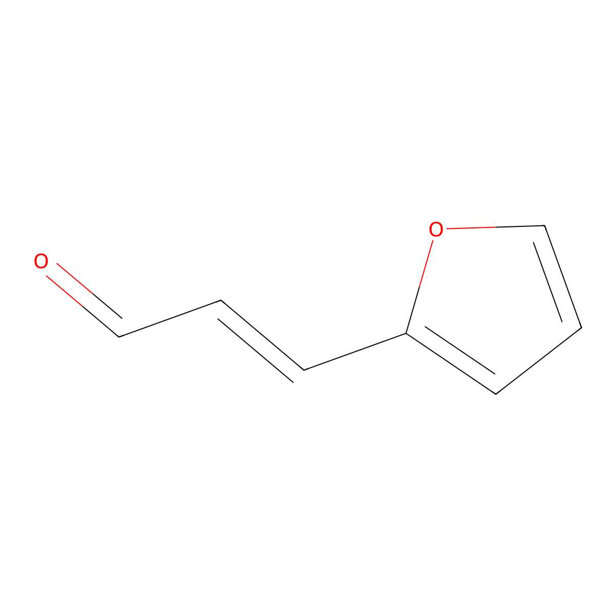2-Furanacrolein molecular structure, CAS 39511-08-5