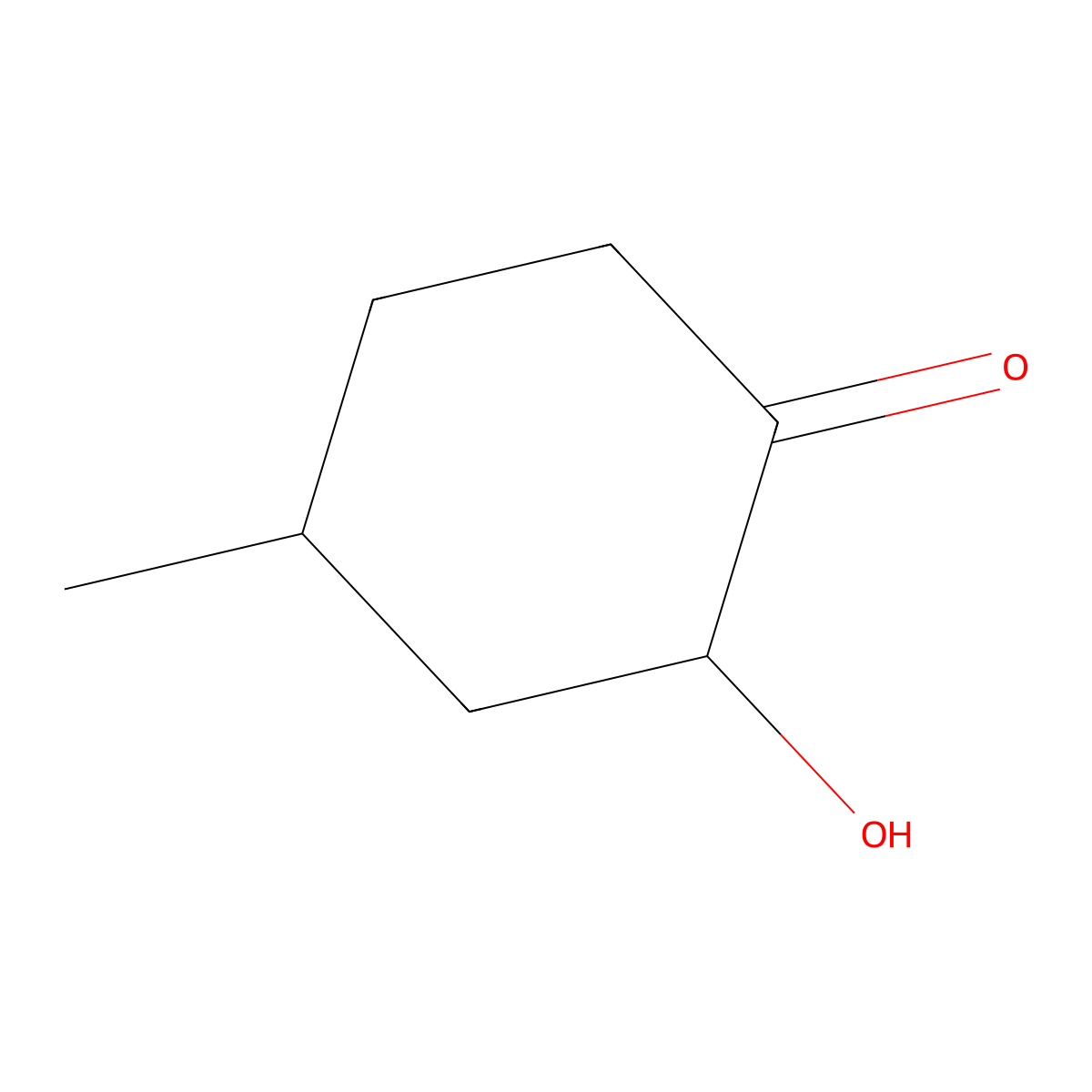 2-Hydroxy-4-methylcyclohexan-1-one molecular structure, CAS 39512-01-1