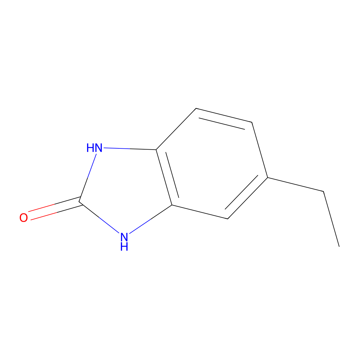 5-ethyl-2,3-dihydro-1H-1,3-benzodiazol-2-one molecular structure, CAS 39513-23-0