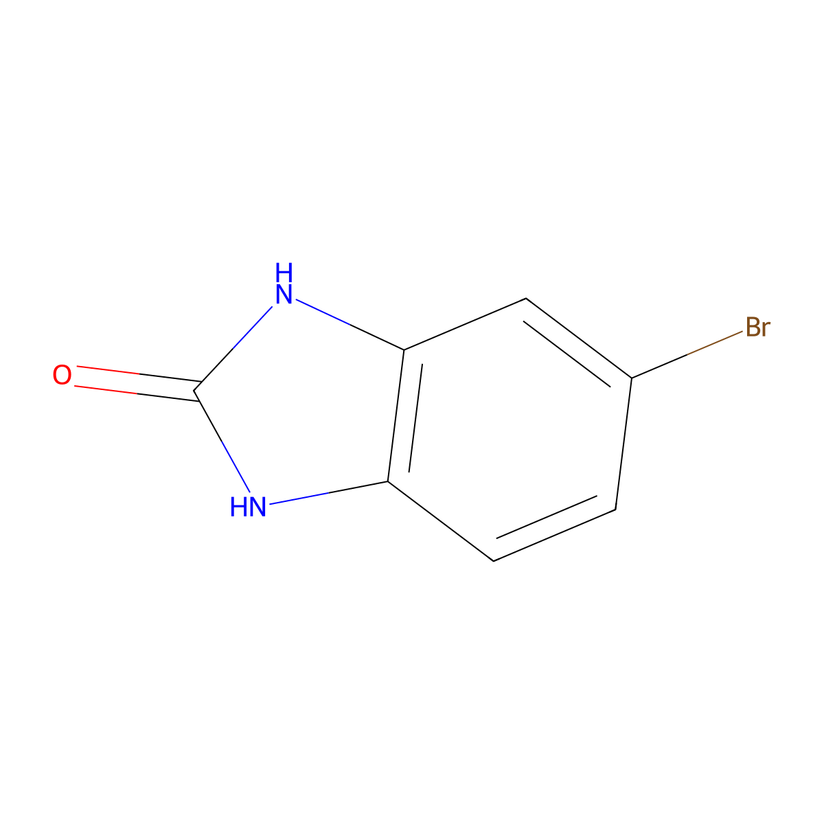 5-Bromo-1,3-dihydro-2H-benzimidazol-2-one molecular structure, CAS 39513-26-3