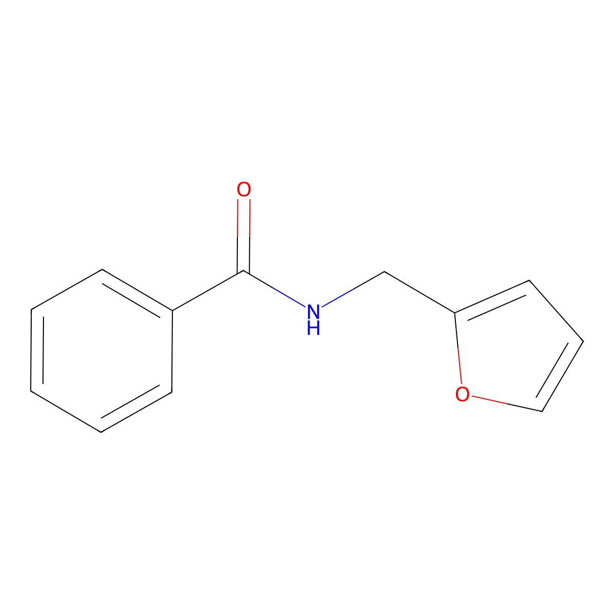 N-(2-Furylmethyl)benzamide molecular structure, CAS 3952-30-5
