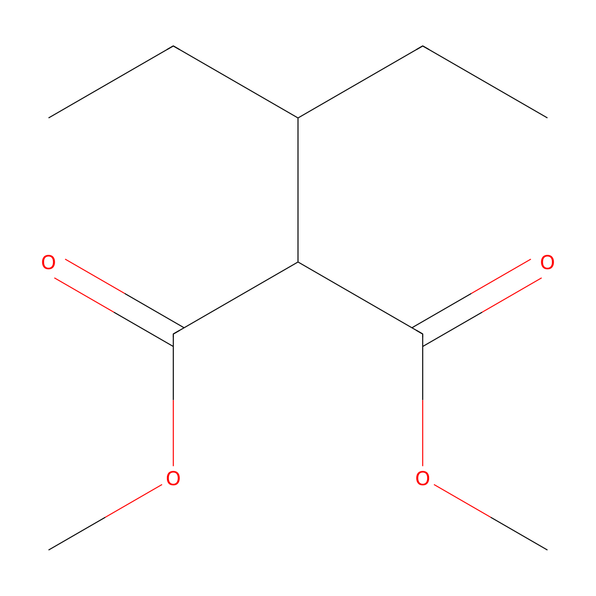 Dimethyl (1-ethylpropyl)malonate molecular structure, CAS 39520-19-9