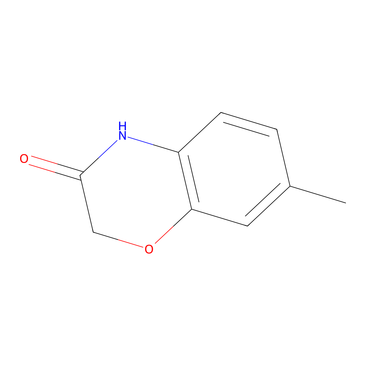 7-Methyl-2H-1,4-benzoxazin-3(4H)-one molecular structure, CAS 39522-25-3
