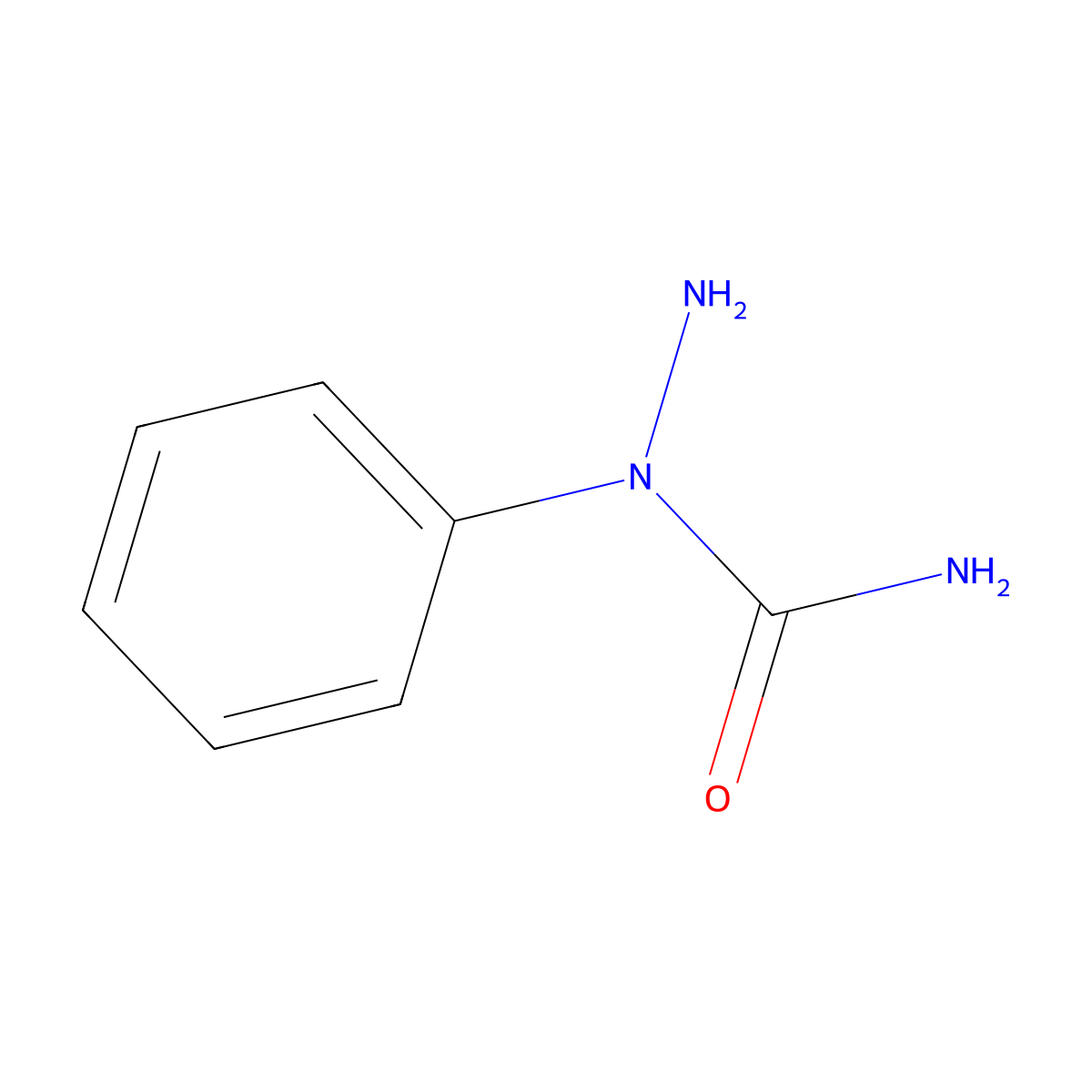 Hydrazinecarboxamide, 1-phenyl- molecular structure, CAS 39538-93-7