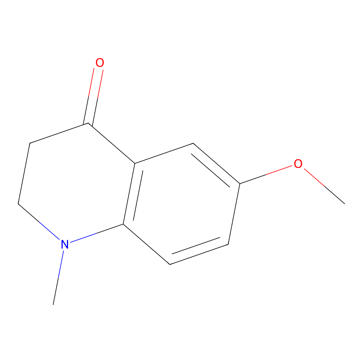 6-Methoxy-1-methyl-2,3-dihydro-1h-quinolin-4-one molecular structure, CAS 3954-50-5
