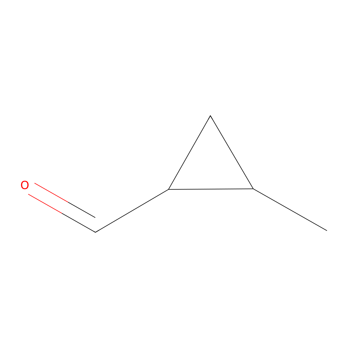 2-Methylcyclopropane-1-carbaldehyde molecular structure, CAS 39547-01-8