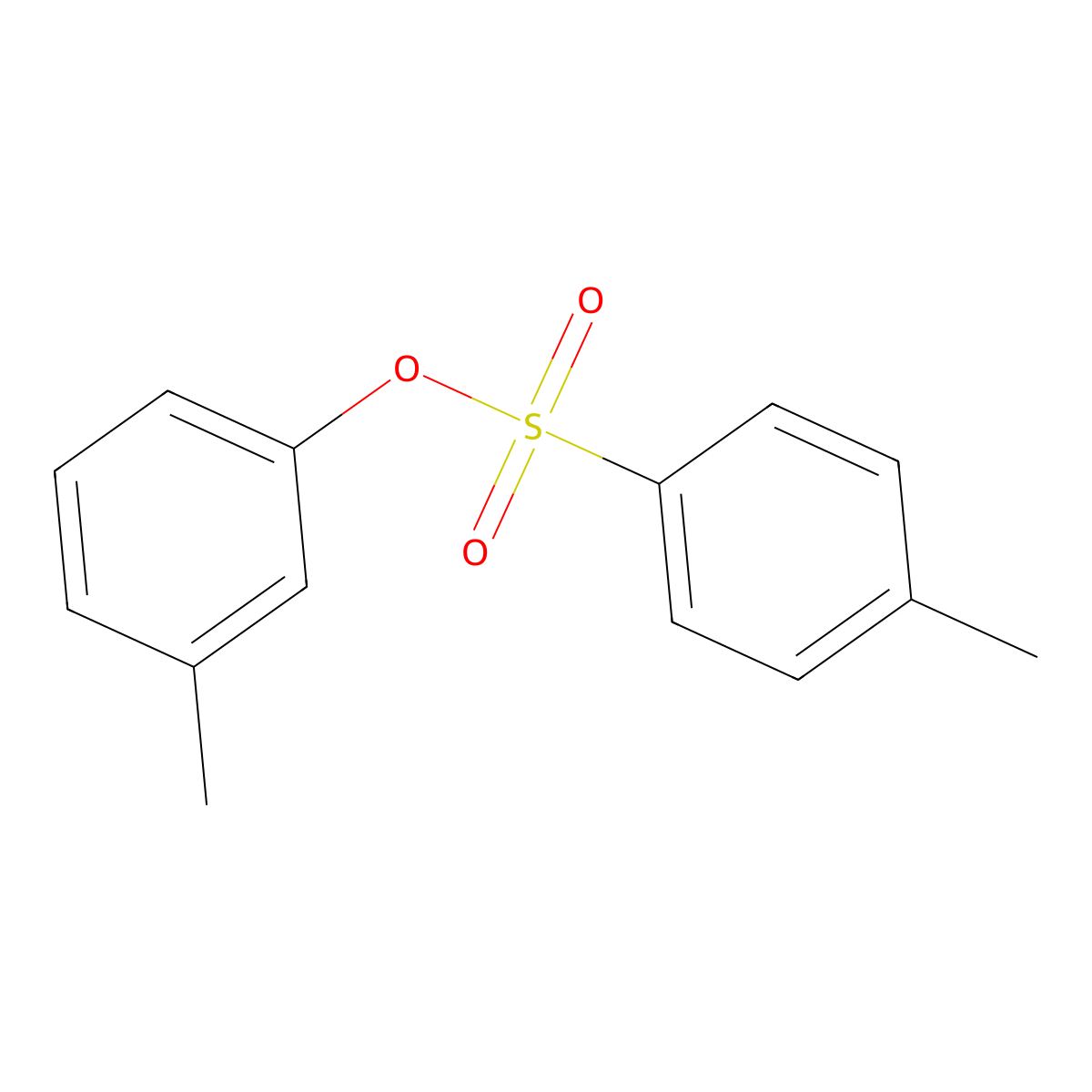 3-Methylphenyl 4-methylbenzene-1-sulfonate molecular structure, CAS 3955-72-4