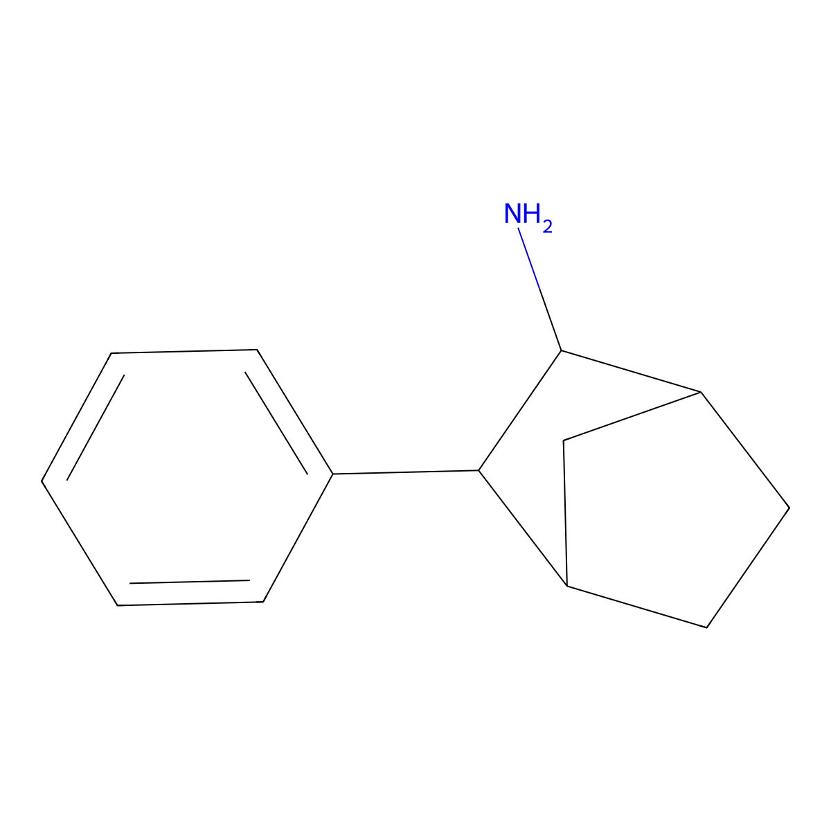 3-Phenylnorbornan-2-amine molecular structure, CAS 39550-30-6