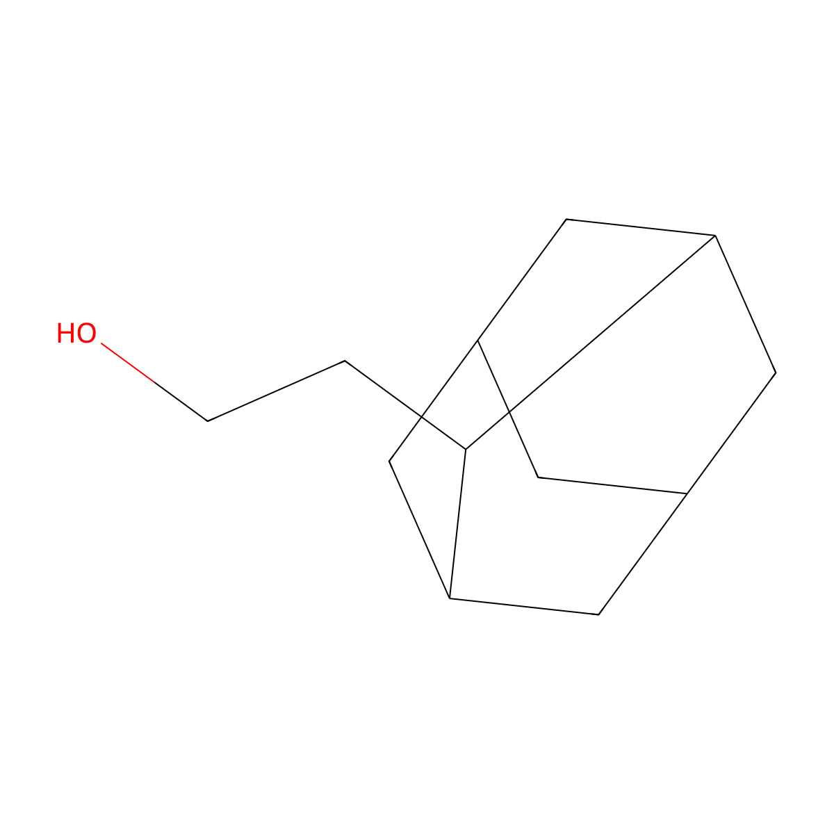 2-(Adamantan-2-yl)ethan-1-ol molecular structure, CAS 39555-28-7
