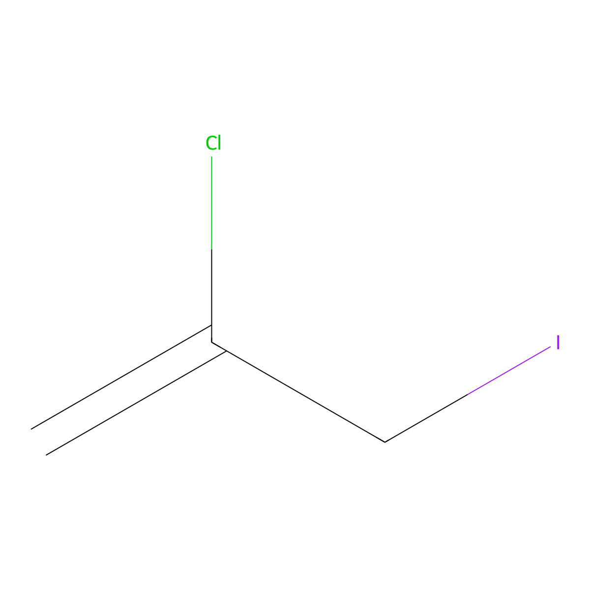 2-Chloro-3-iodoprop-1-ene molecular structure, CAS 39557-31-8