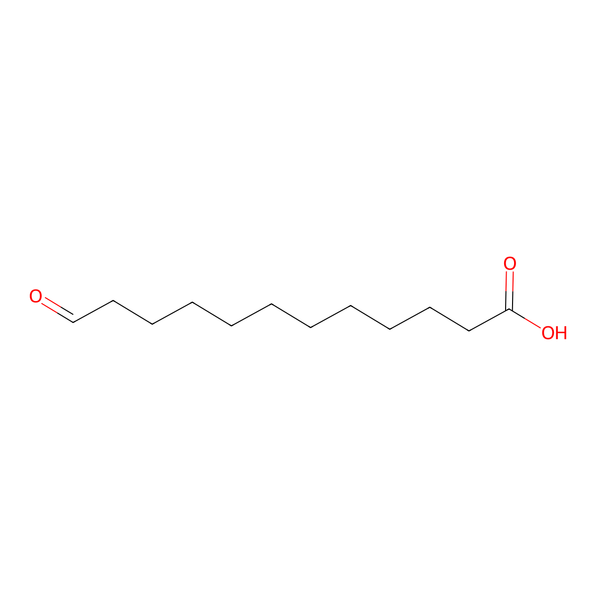12-Oxododecanoic acid molecular structure, CAS 3956-80-7