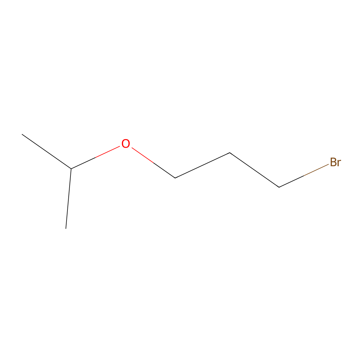 1-Bromo-3-(propan-2-yloxy)propane molecular structure, CAS 39563-52-5