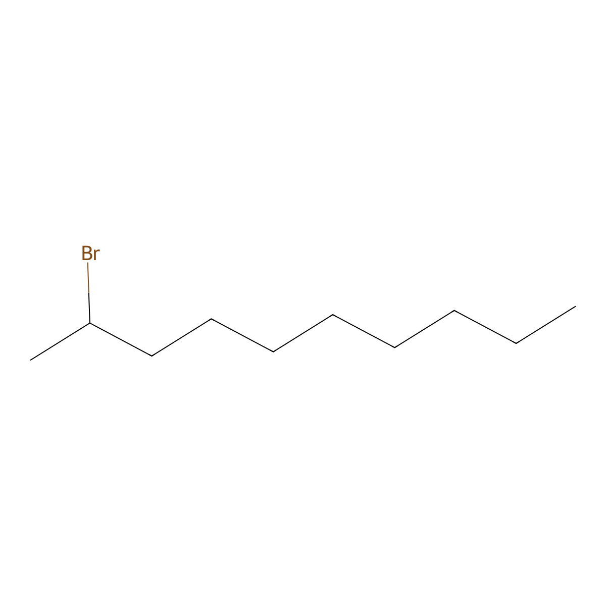 Decane, 2-bromo- molecular structure, CAS 39563-53-6