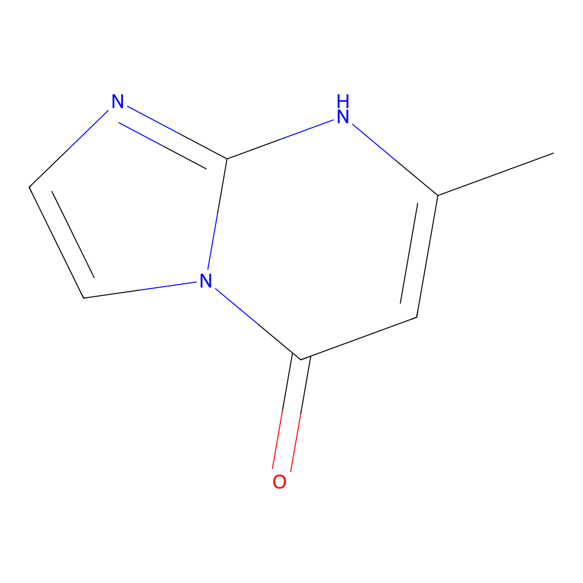 7-Methylimidazo[1,2-a]pyrimidin-5(8H)-one molecular structure, CAS 39567-76-5