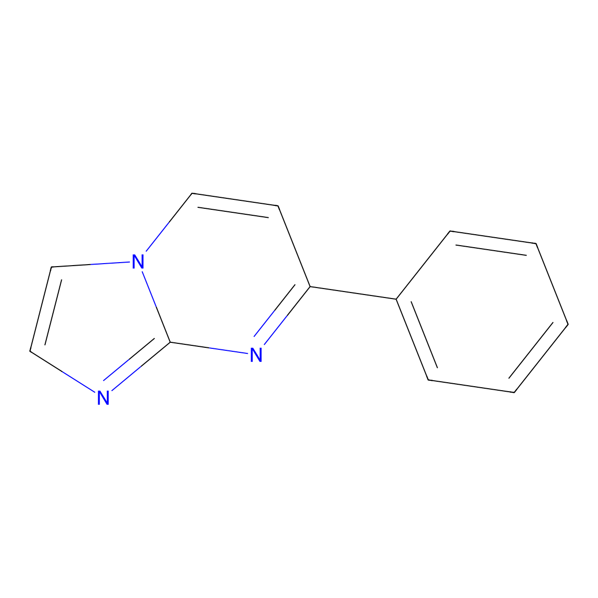7-Phenylimidazo[1,2-a]pyrimidine molecular structure, CAS 39573-70-1