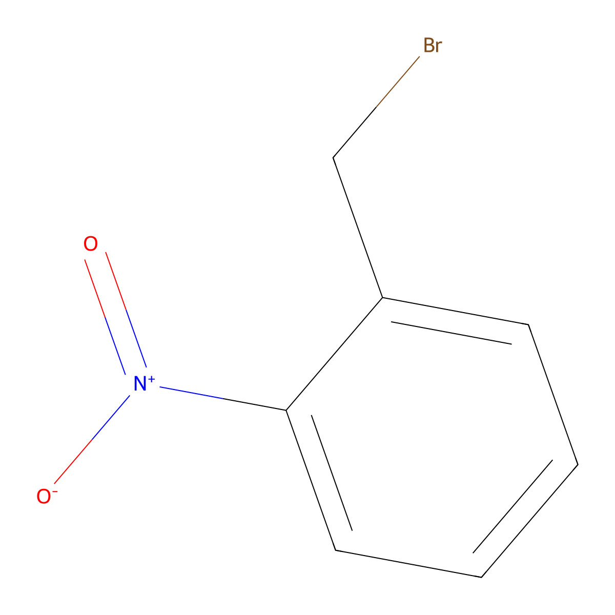 alpha-Bromo-2-nitrotoluene molecular structure, CAS 3958-60-9
