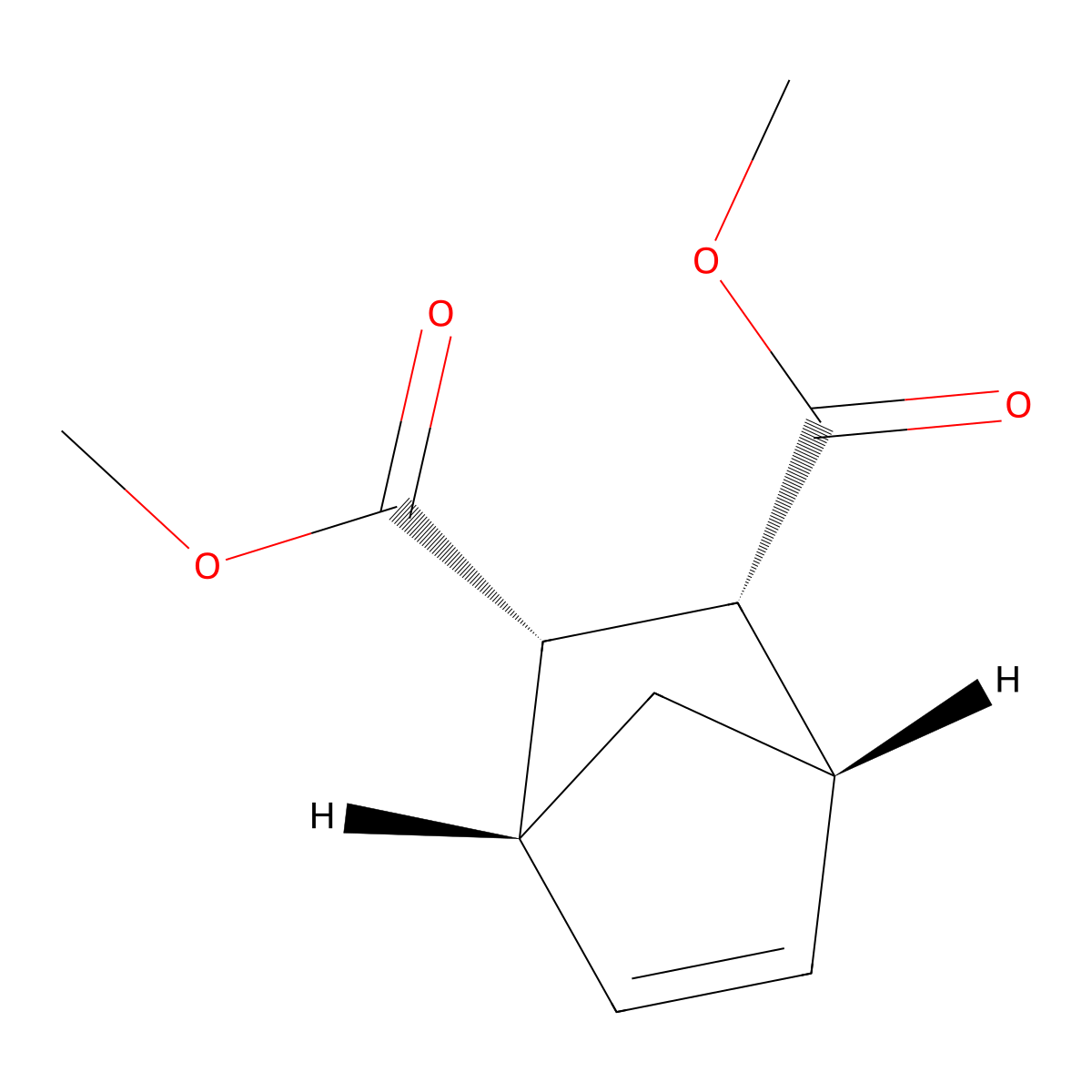 Dimethyl carbate molecular structure, CAS 39589-98-5