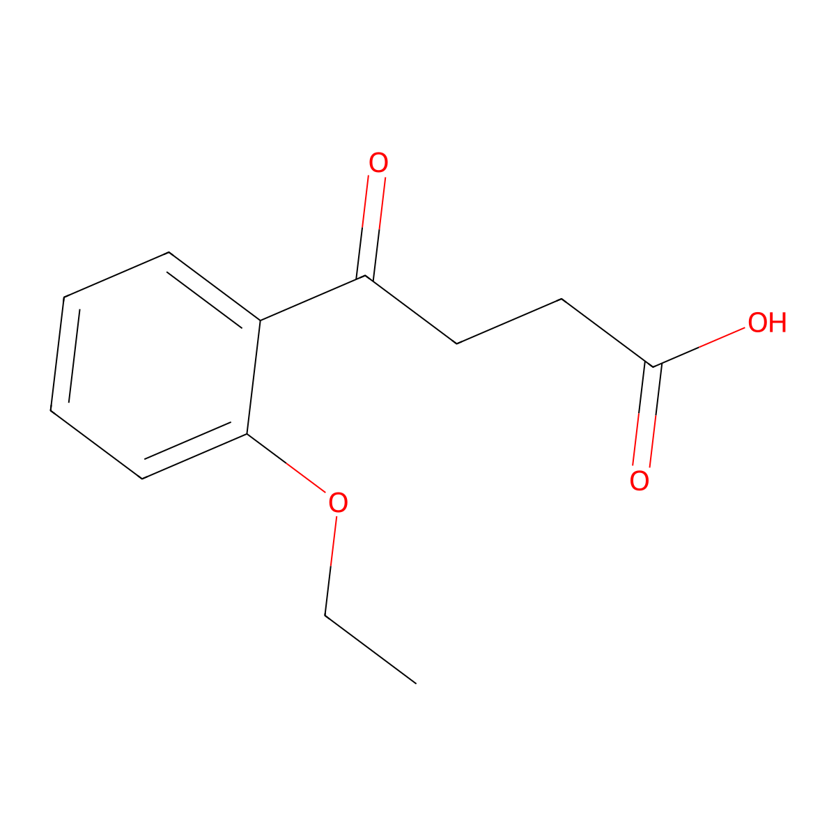 4-(2-Ethoxyphenyl)-4-oxobutyric acid molecular structure, CAS 39595-35-2