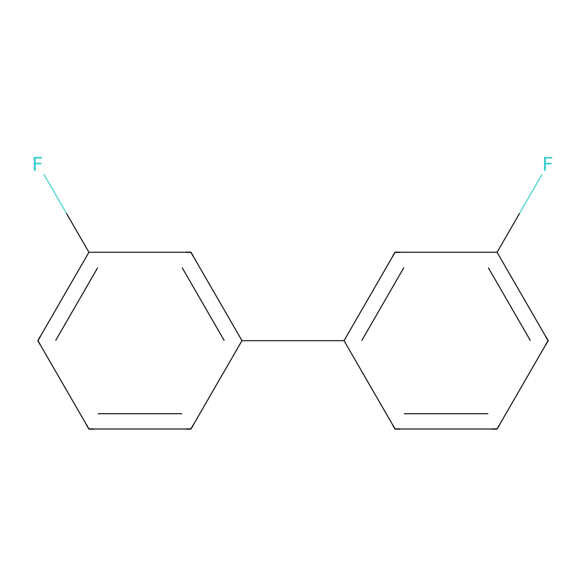 3,3'-Difluoro-1,1'-biphenyl molecular structure, CAS 396-64-5