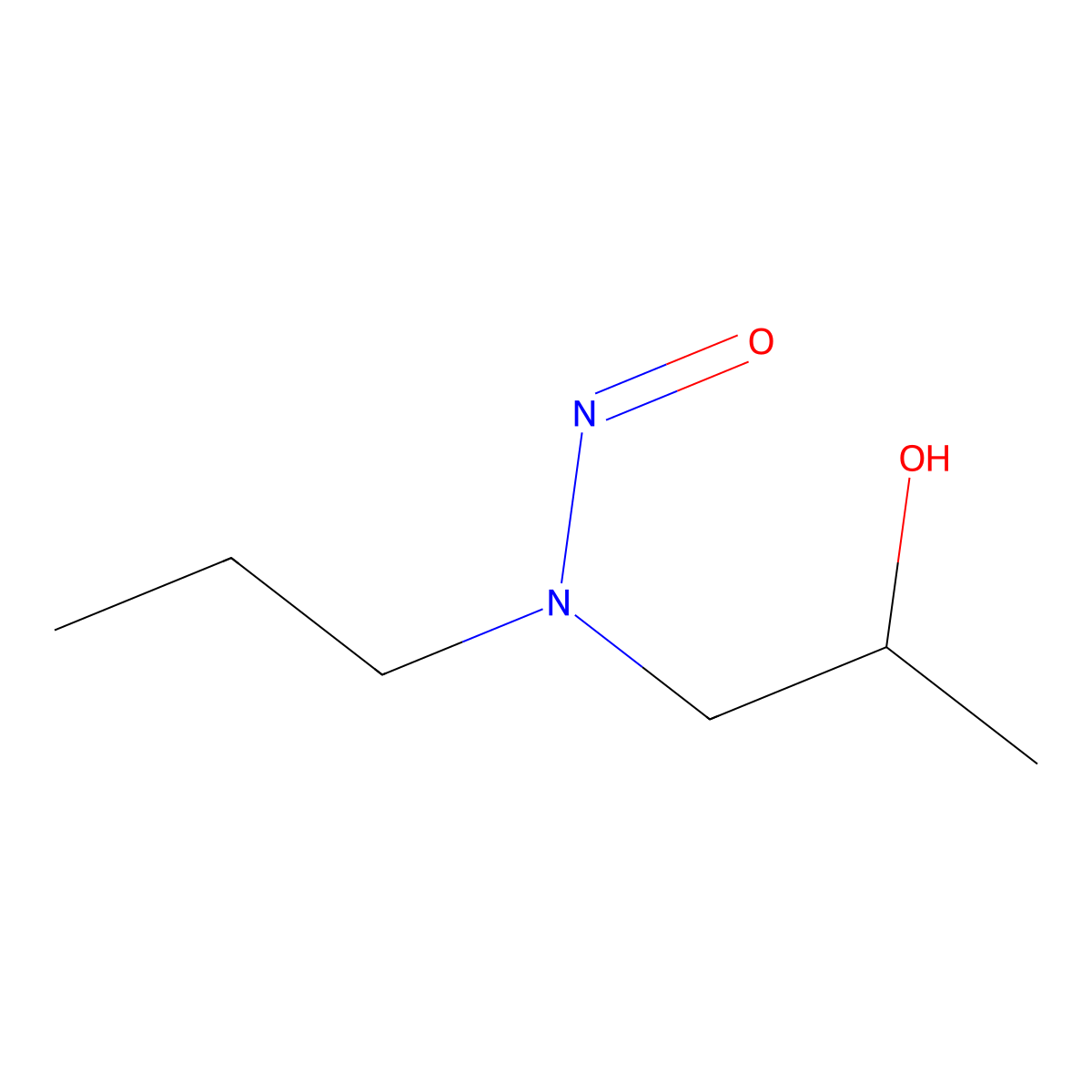1-(Nitrosopropylamino)-2-propanol molecular structure, CAS 39603-53-7