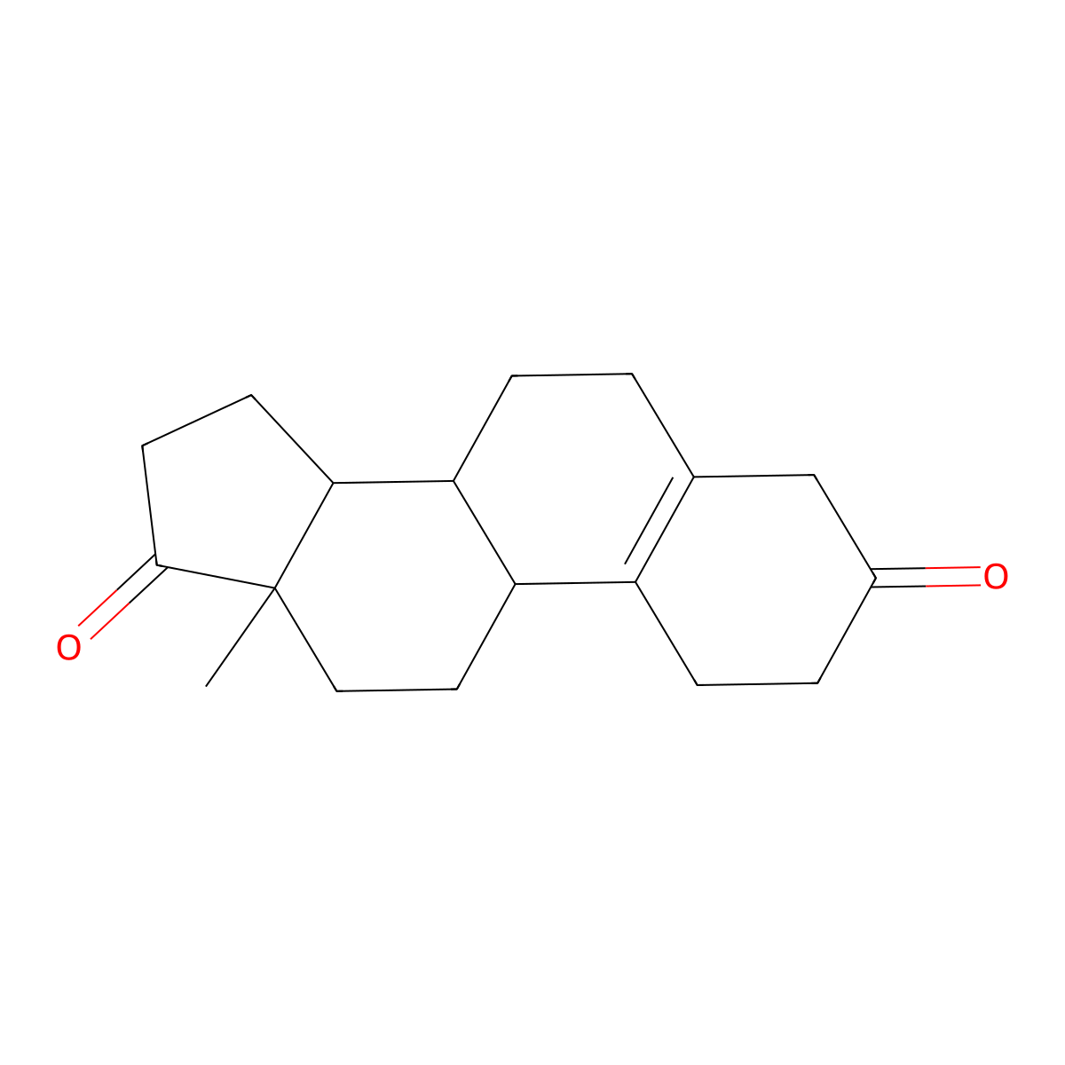 Estr-5(10)-ene-3,17-dione molecular structure, CAS 3962-66-1