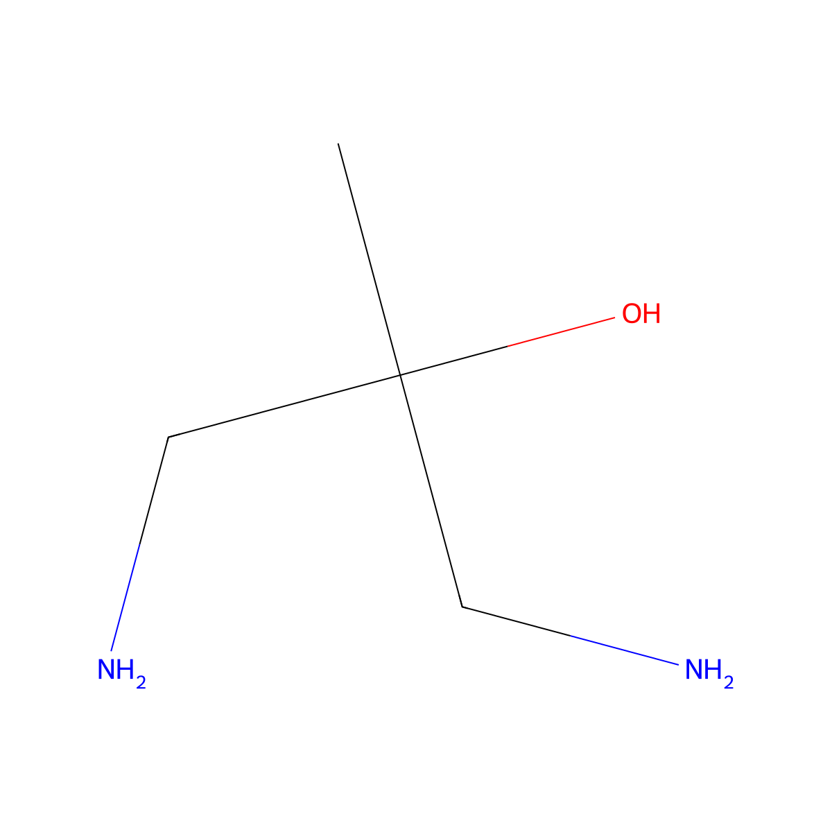 1,3-Diamino-2-methylpropan-2-ol molecular structure, CAS 39624-52-7