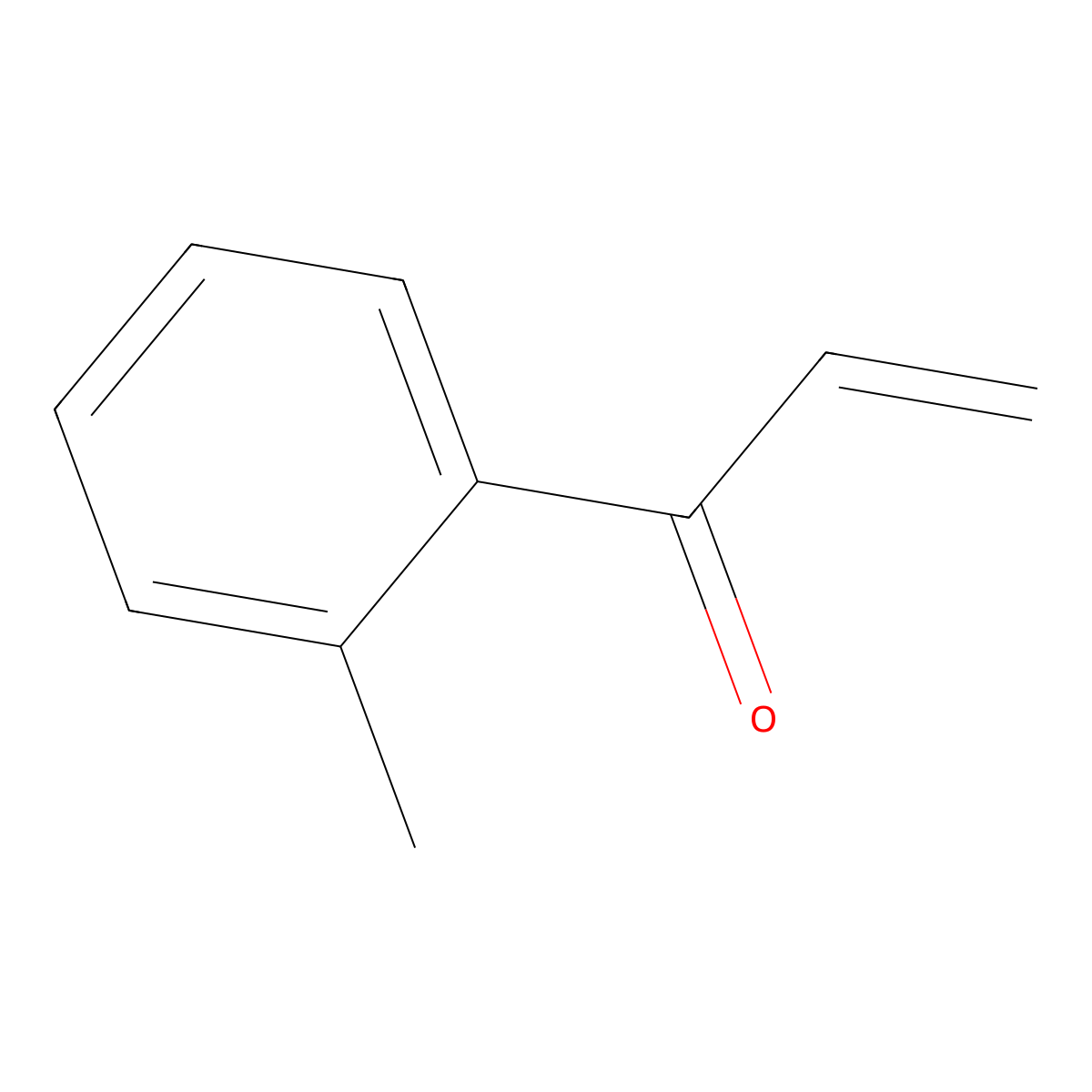 1-(2-Methylphenyl)prop-2-en-1-one molecular structure, CAS 39627-60-6