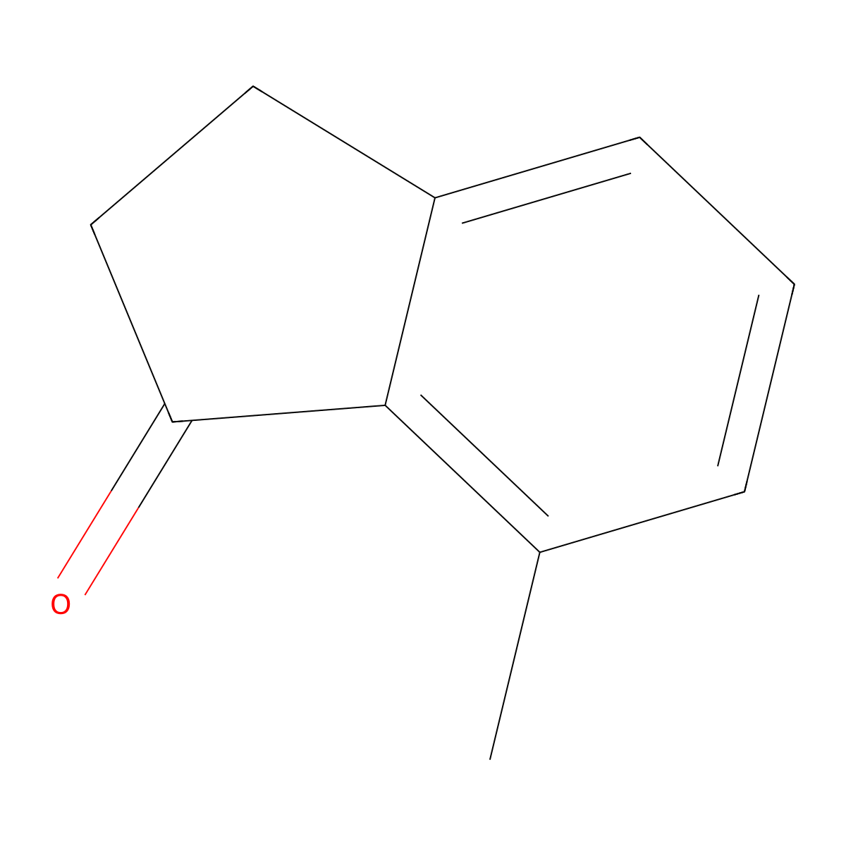 7-methyl-2,3-dihydro-1H-inden-1-one molecular structure, CAS 39627-61-7