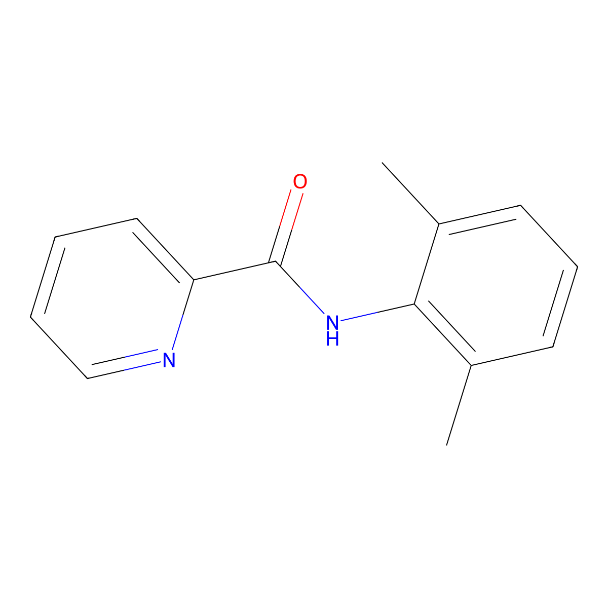 2',6'-Picolinoxylidide molecular structure, CAS 39627-98-0