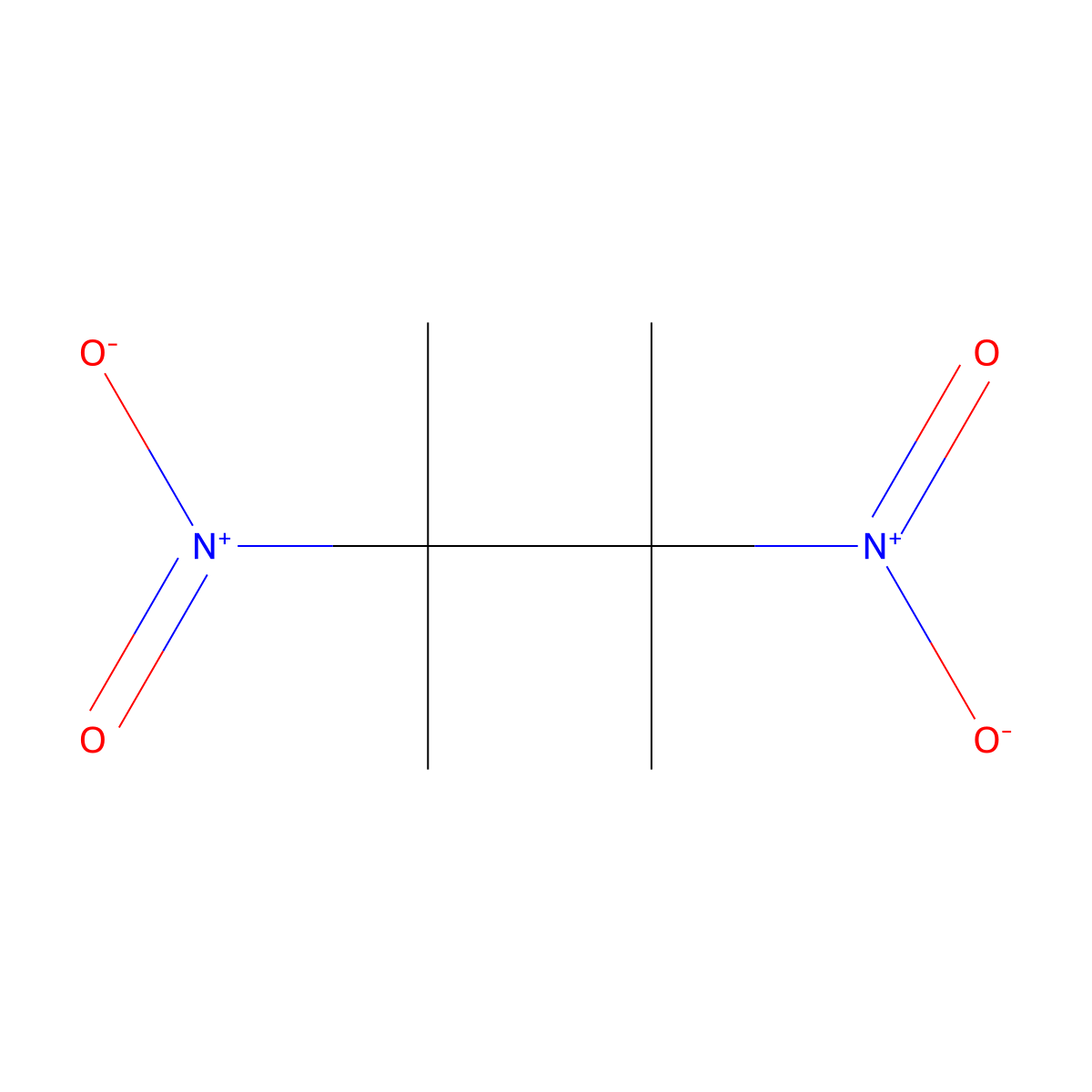2,3-Dimethyl-2,3-dinitrobutane molecular structure, CAS 3964-18-9