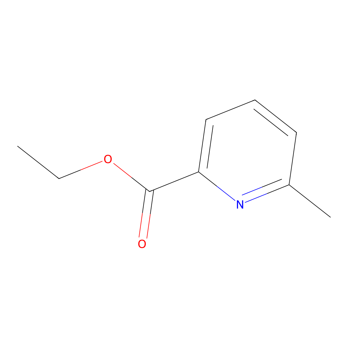 Ethyl 6-methylpyridine-2-carboxylate molecular structure, CAS 39640-51-2