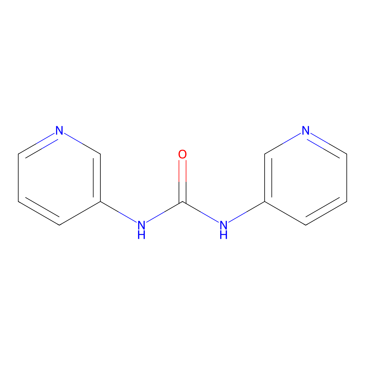 1,3-Di(pyridin-3-yl)urea molecular structure, CAS 39642-60-9