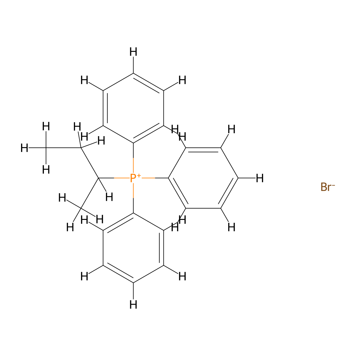 sec-Butyltriphenylphosphonium bromide molecular structure, CAS 3968-92-1