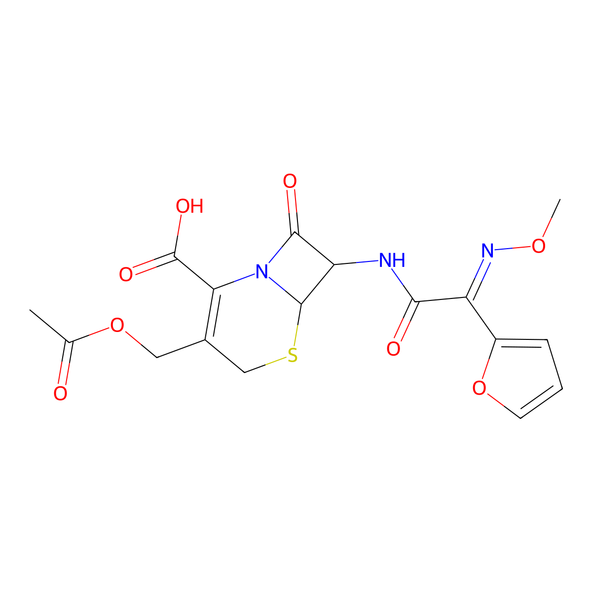 Cefuracetime molecular structure, CAS 39685-31-9
