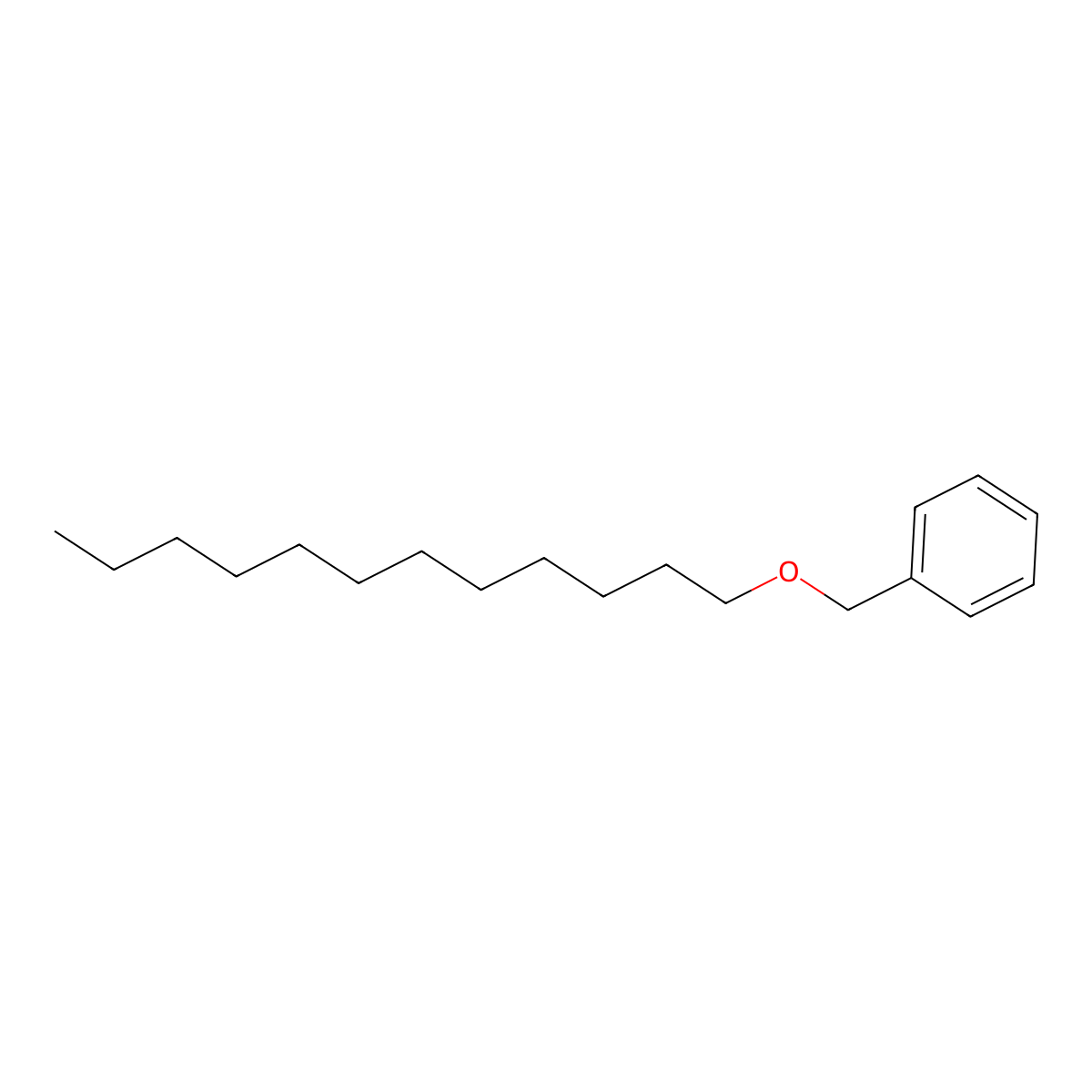 [(Dodecyloxy)methyl]benzene molecular structure, CAS 39695-18-6