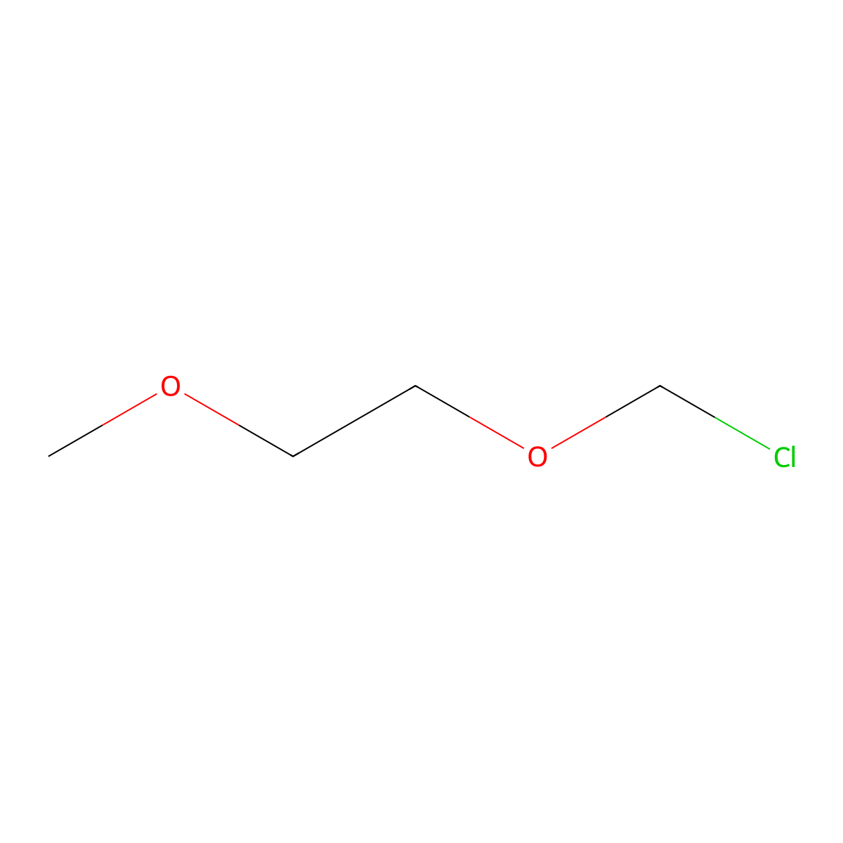 1-(Chloromethoxy)-2-methoxyethane molecular structure, CAS 3970-21-6