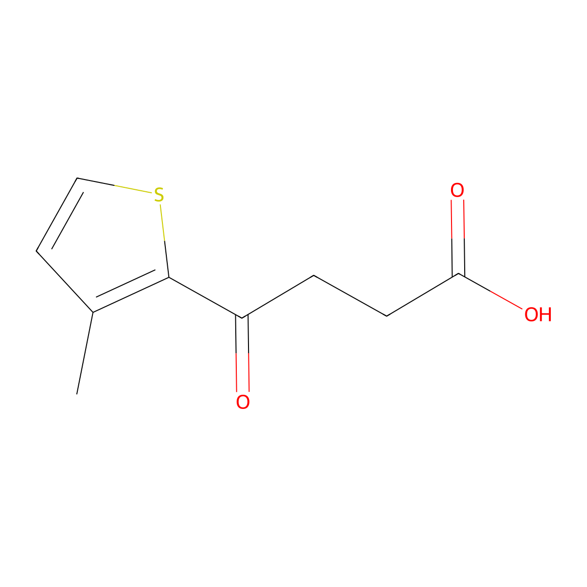 4-(3-Methyl-2-thienyl)-4-oxobutyric acid molecular structure, CAS 39712-64-6