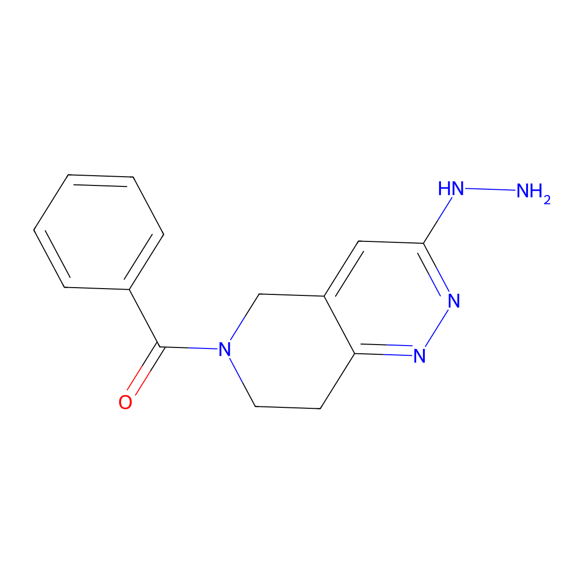 Endralazine molecular structure, CAS 39715-02-1