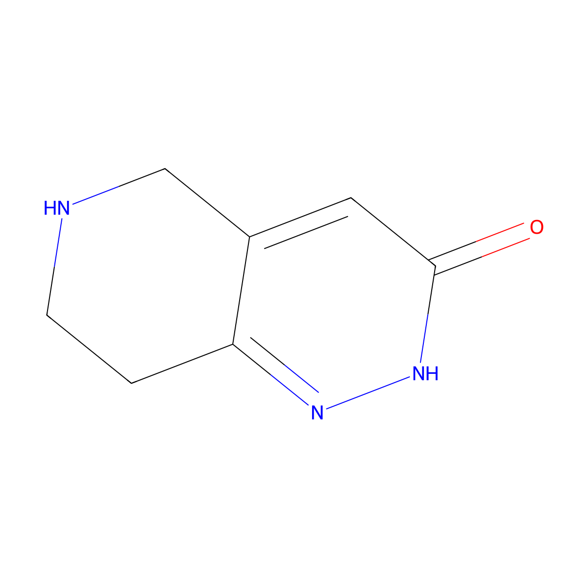 5,6,7,8-Tetrahydropyrido[4,3-c]pyridazin-3(2H)-one molecular structure, CAS 39716-50-2