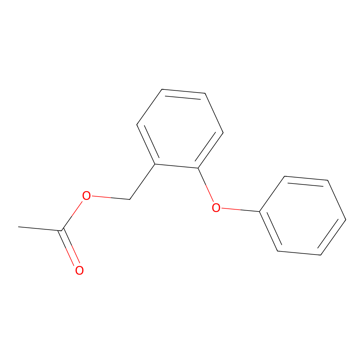 2-Phenoxybenzyl acetate molecular structure, CAS 39717-00-5
