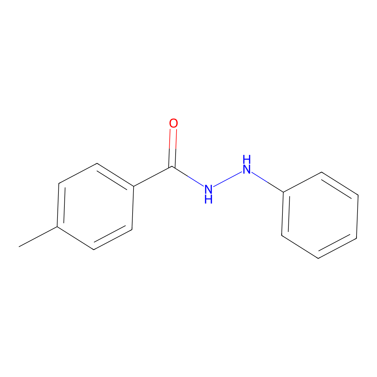 4-methyl-N'-phenylbenzohydrazide molecular structure, CAS 39719-02-3