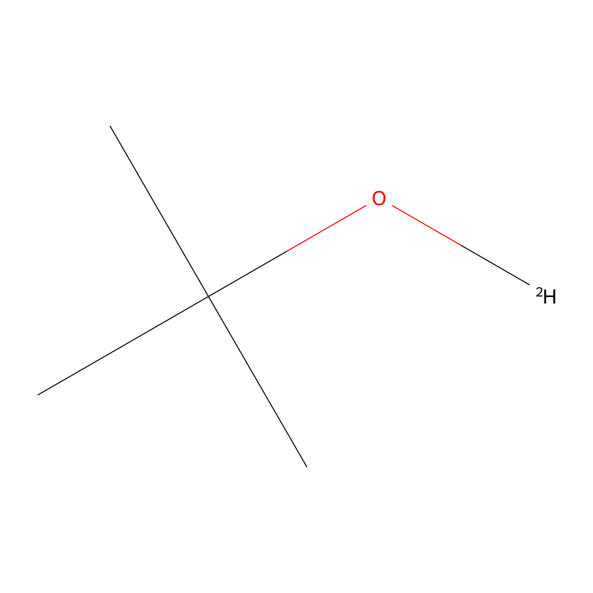 2-methylpropan-2-(2H)ol molecular structure, CAS 3972-25-6