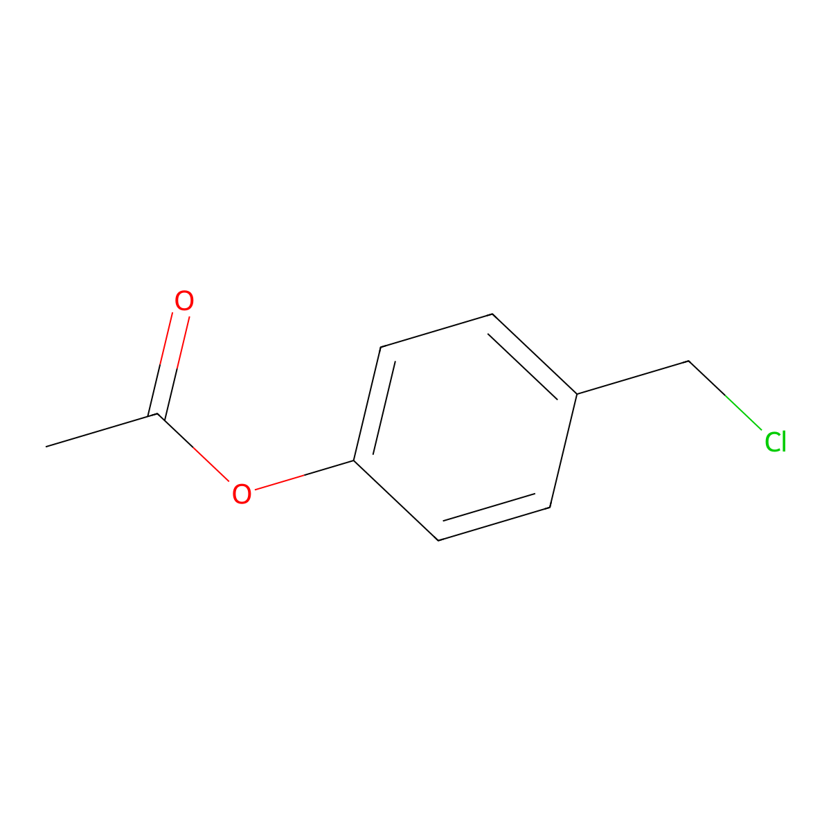 4-(Chloromethyl)phenyl acetate molecular structure, CAS 39720-27-9